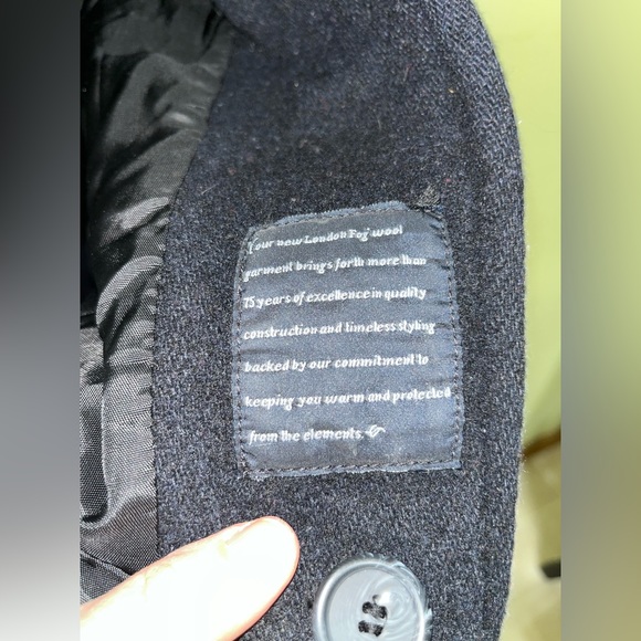 LONDON FOG Wool Blend Coat size 14 - Picture 4 of 10